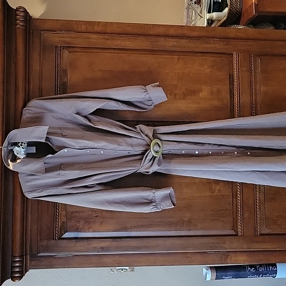 Soft Surroundings full length  belted dress - Picture 3 of 5